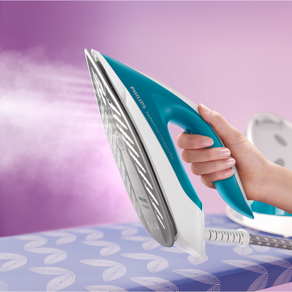 Philips Wydajny strumień pary. Efektywne prasowanie